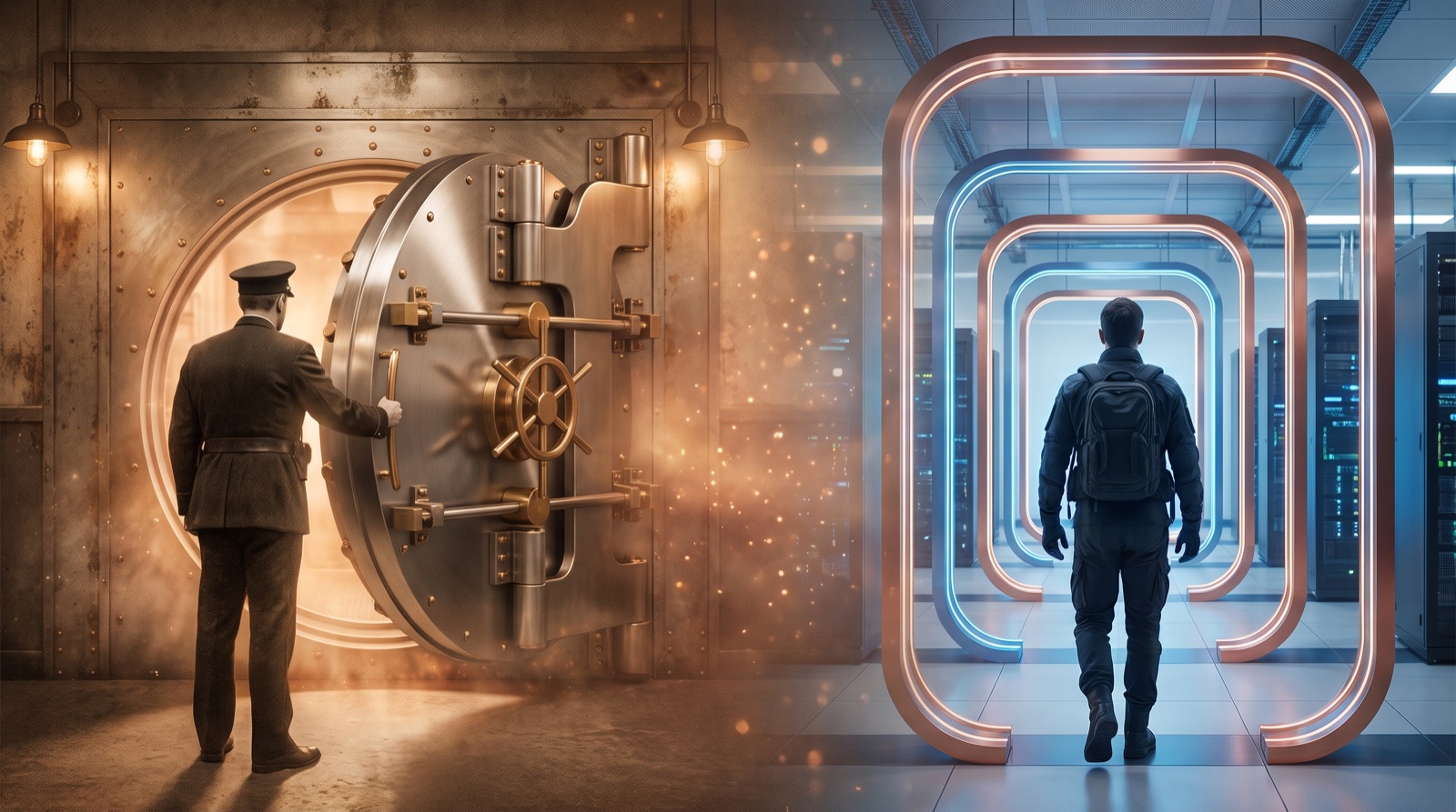 Security — Physical & Cyber at the SAVRN Institute &mdash; historic security — physical & cyber craft dissolving into its modern AI-factory equivalent